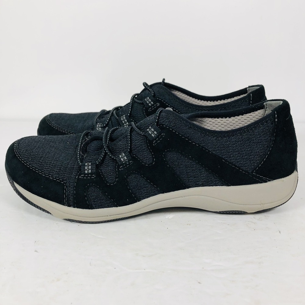 Dansko Women Shoe Holland Size 8.5M EUR 39 Black Sneaker